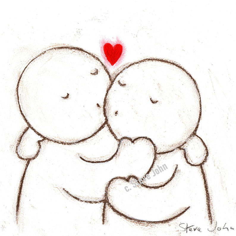 Hugs Artwork 2 small, Unframed