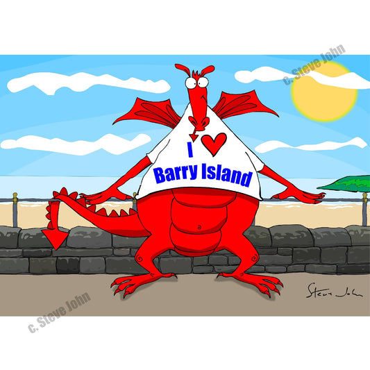 I Love Barry Island Card