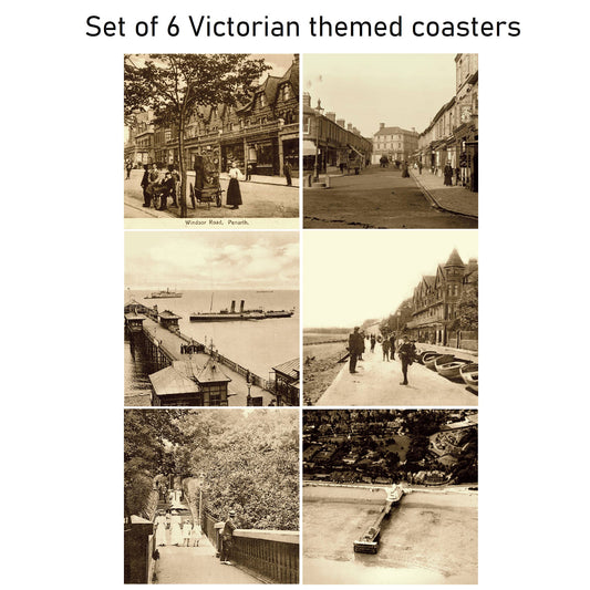 Set of 6 Victorian coasters