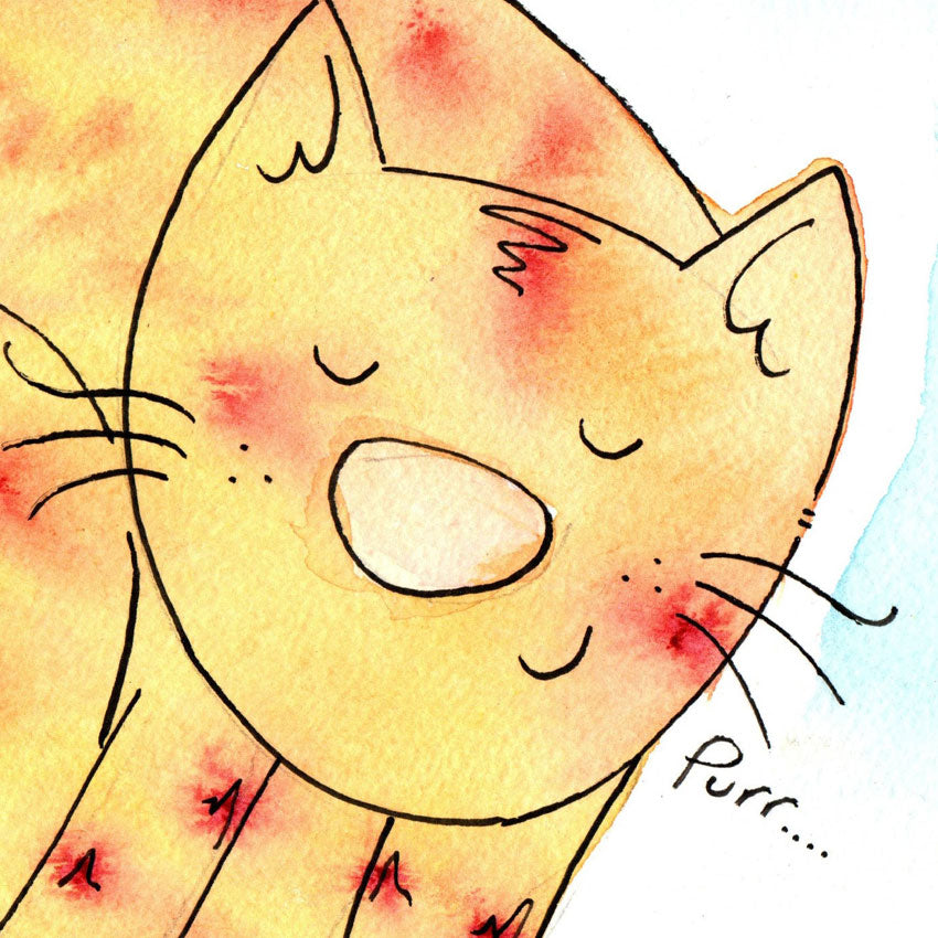 A home without a cat 2. Small unframed artwork