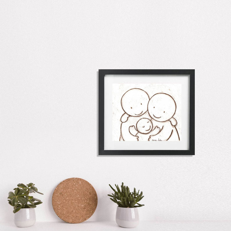 Hugs Artwork 4 small, Unframed