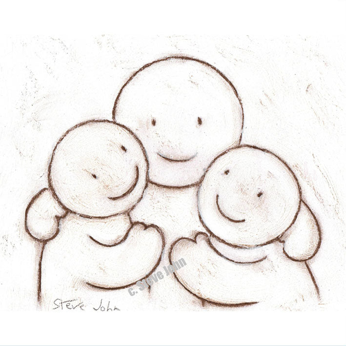 Hugs Artwork 12 small, Unframed
