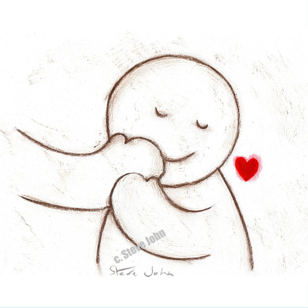 Hugs Artwork 5 small, Unframed