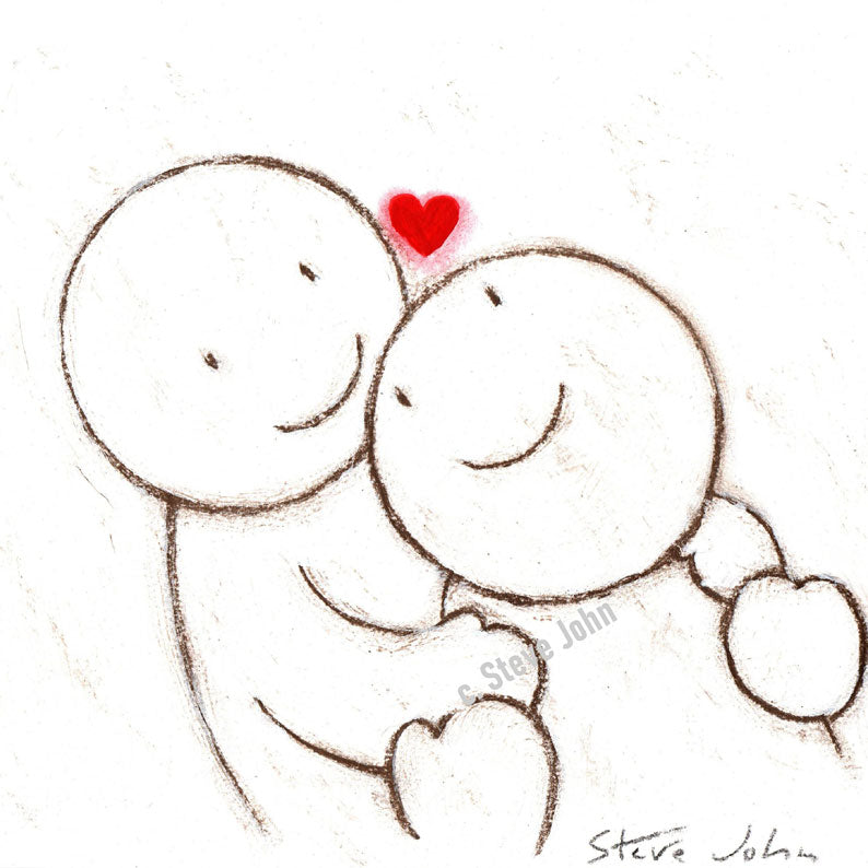 Hugs Artwork 11 small, Unframed