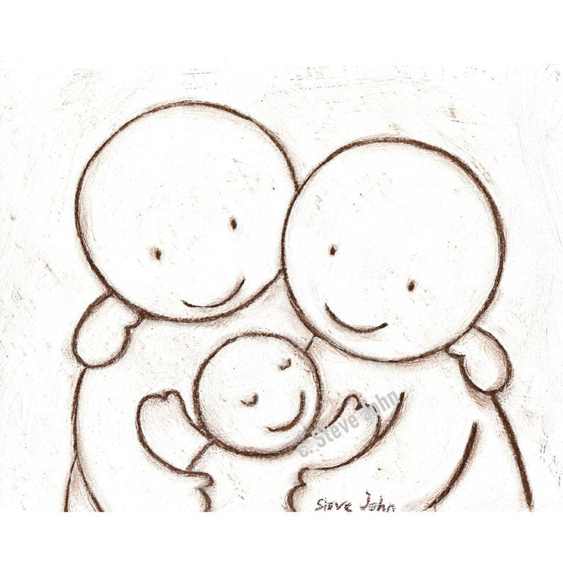 Hugs Artwork 4 small, Unframed