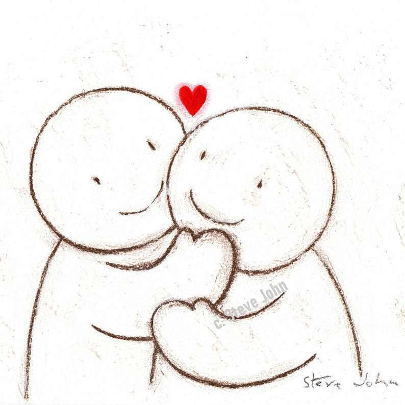 Hugs Artwork 7 small, Unframed
