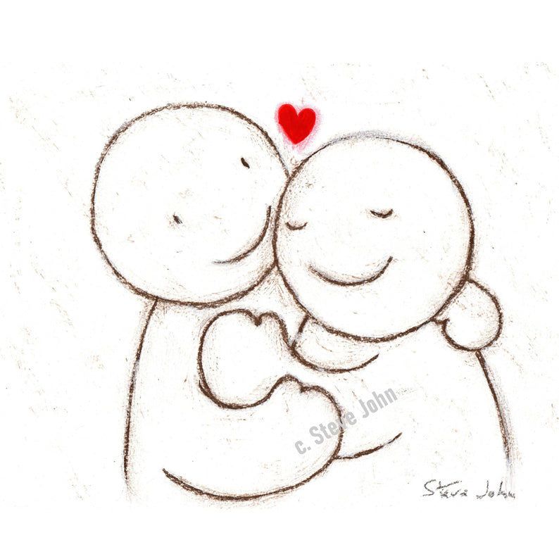 Hugs Artwork 3 small, Unframed