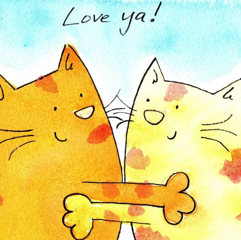 Love ya! Small unframed artwork