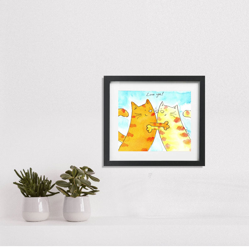 Love ya! Small unframed artwork