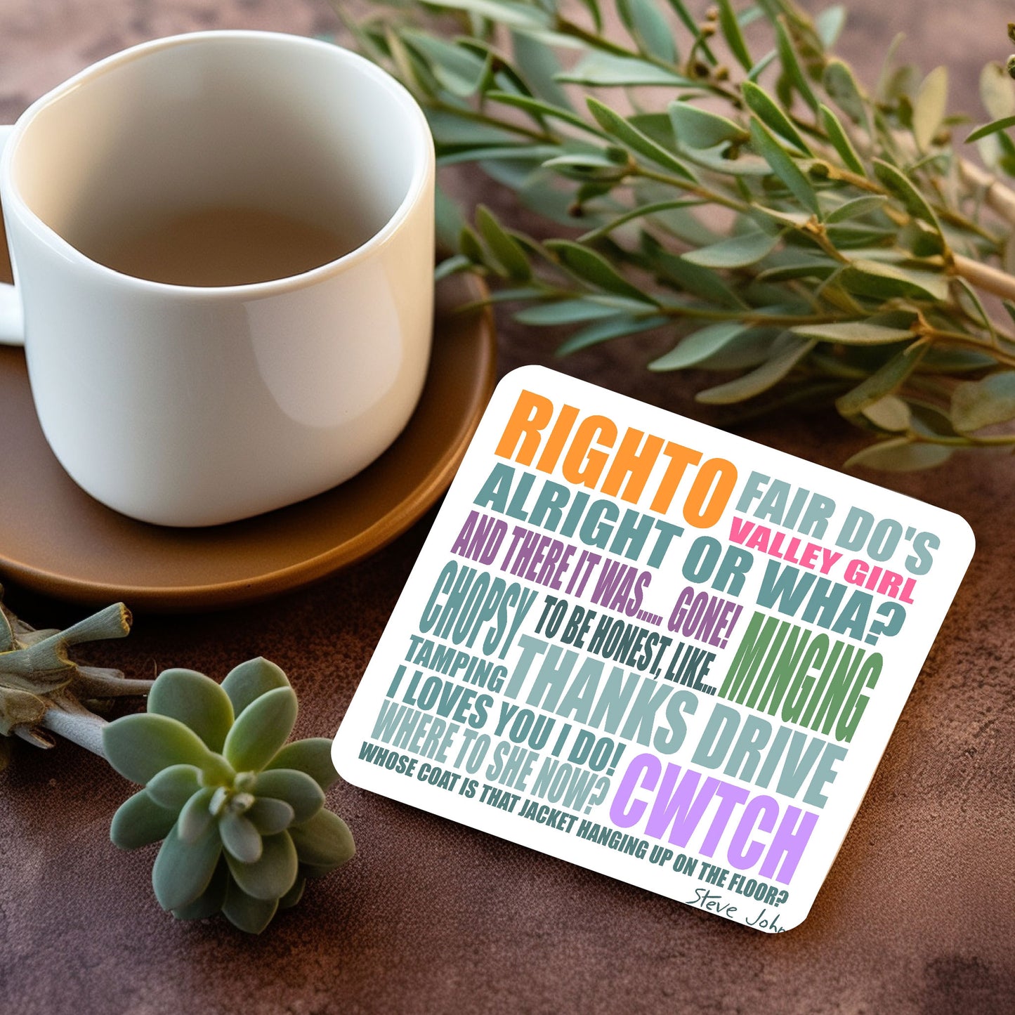 Welsh Sayings 1 coaster