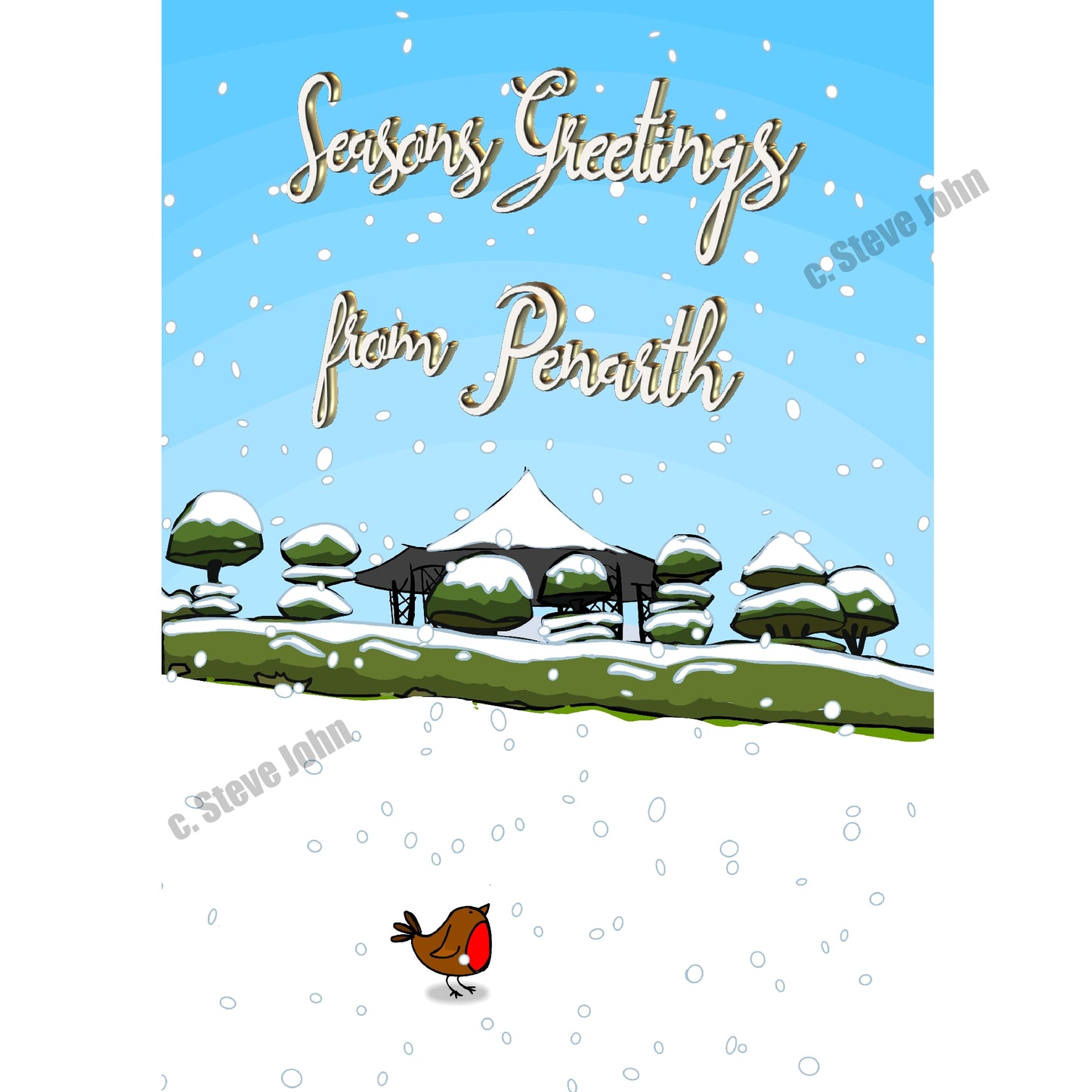 Merry Christmas Alexandra Park card