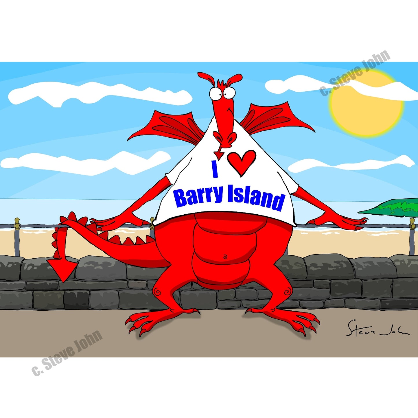 I Love Barry Island Card