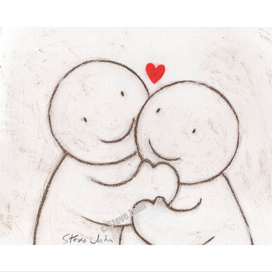 Hugs Artwork 7 small, Unframed