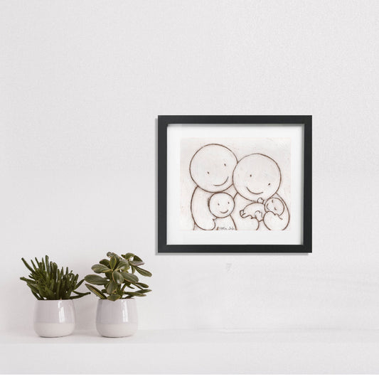 Hugs Artwork 9 small, Unframed