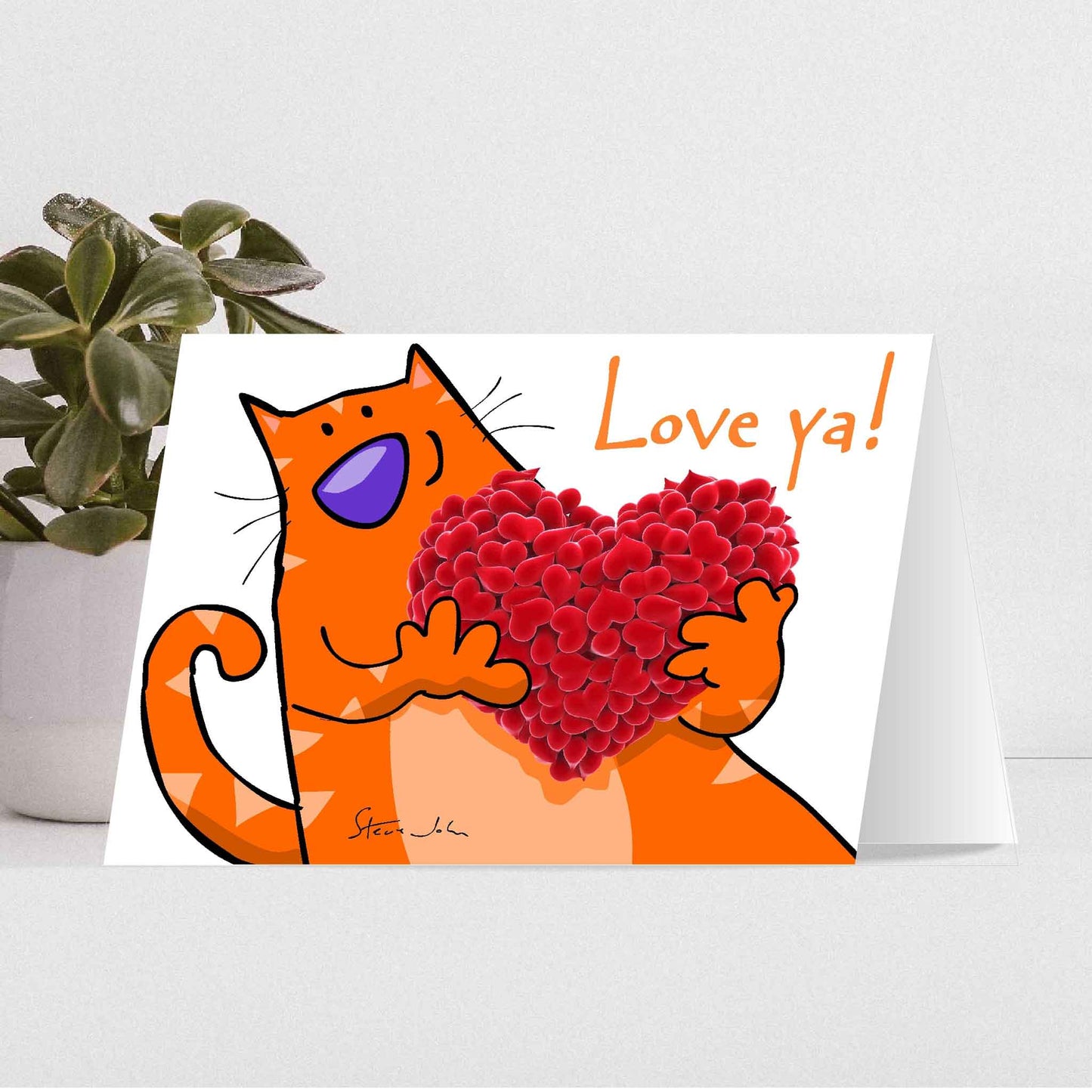 Love Ya! Cat card