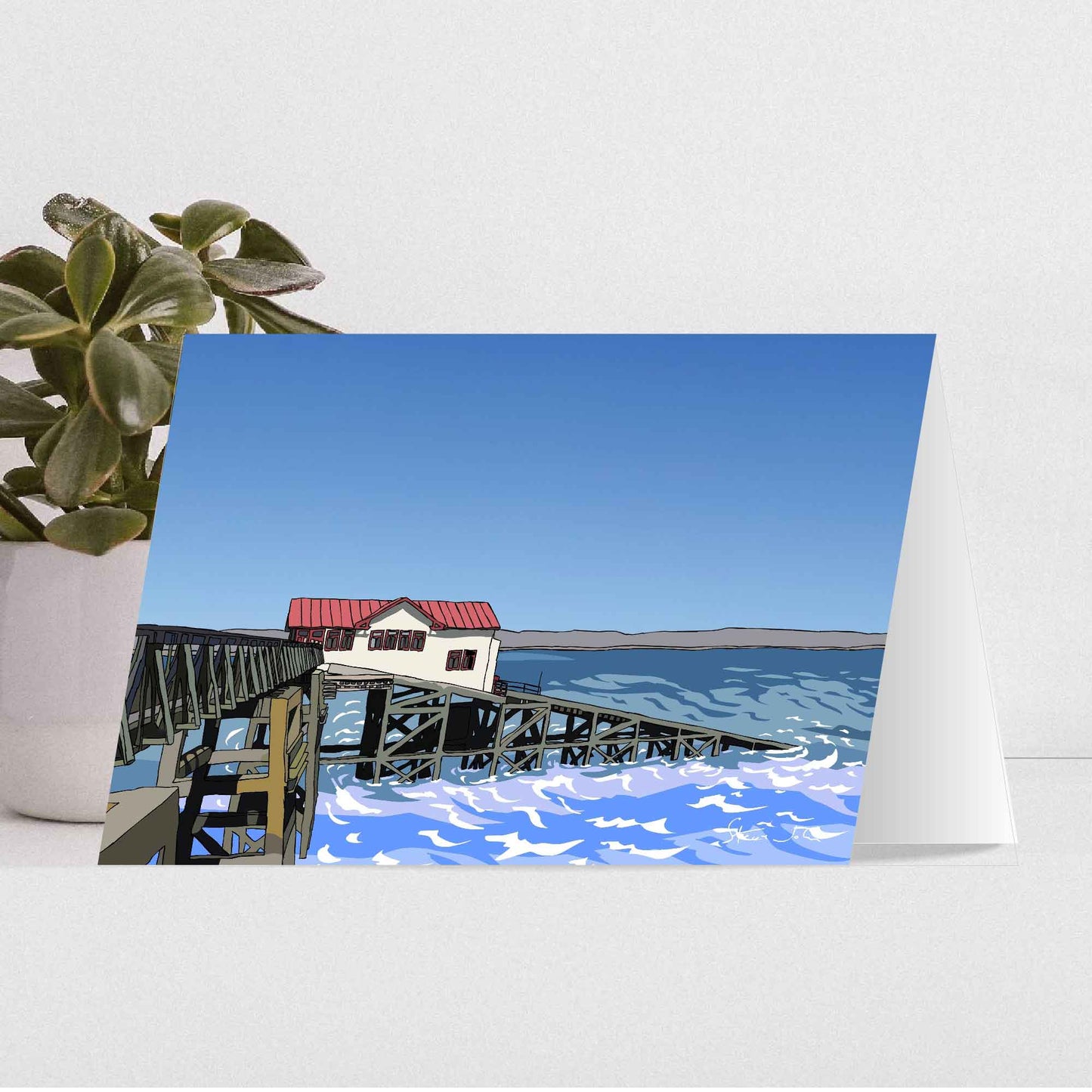 'Mumbles Lifeboat Station' Card