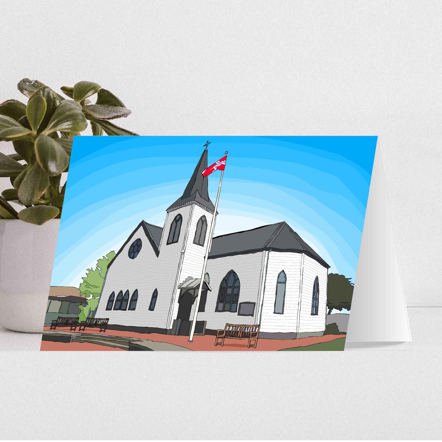 Norwegian Church card