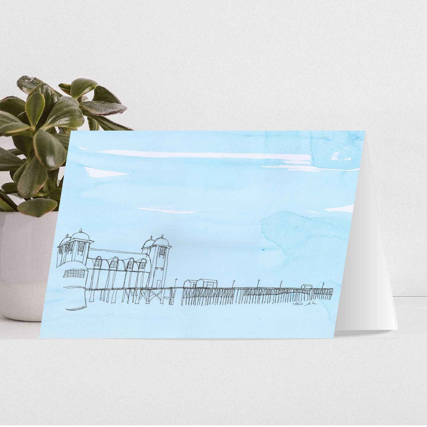 'Penarth Pier 1' Card