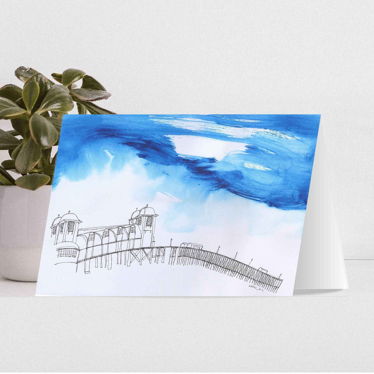 'Penarth Pier 3' Card