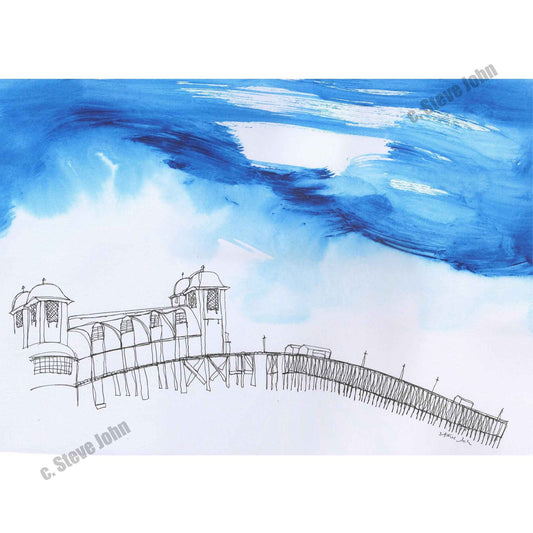 'Penarth Pier 3' Card