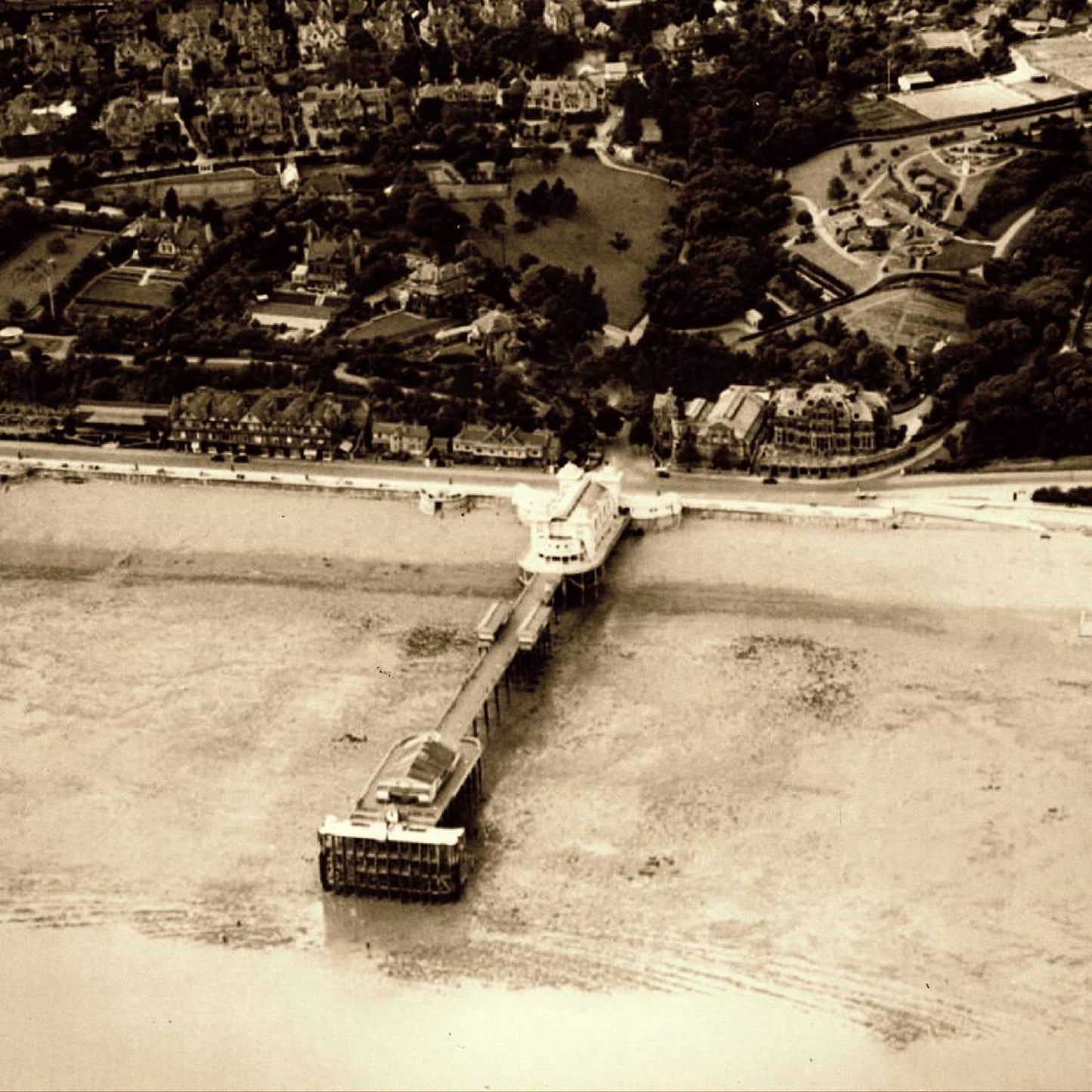 Penarth Pier from above coaster