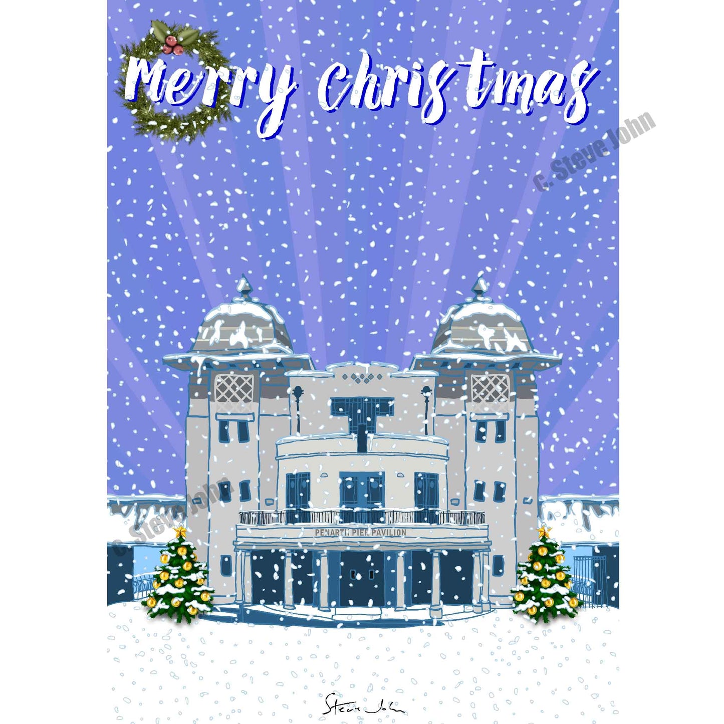 Pavilion Front Christmas card 1 Card